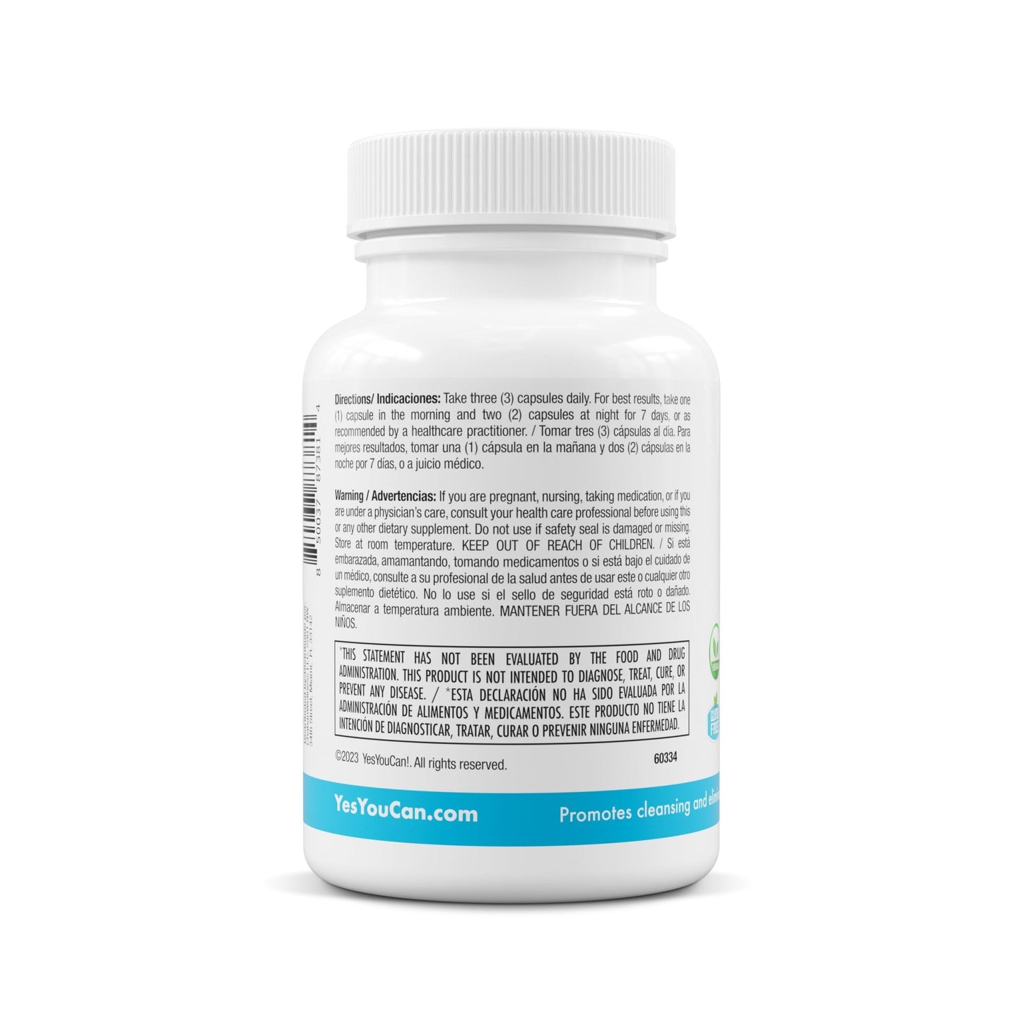 Yes You Can! Natural Detox Pills - Diuretic Cleanse with Electrolytes & Vitamins - Helps with Water Retention - Gluten-Free, 21 Capsules - dailyvitalstore