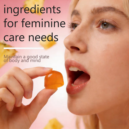 YFDSRF Feminine Balance Probiotic Gummies for Women - with Hawaiian Pineapple, pH Balance Support, Healthy Odor & Flora, Vaginal & Immune Health, Vegan Dietary Supplement - 60 Gummies (1) - dailyvitalstore