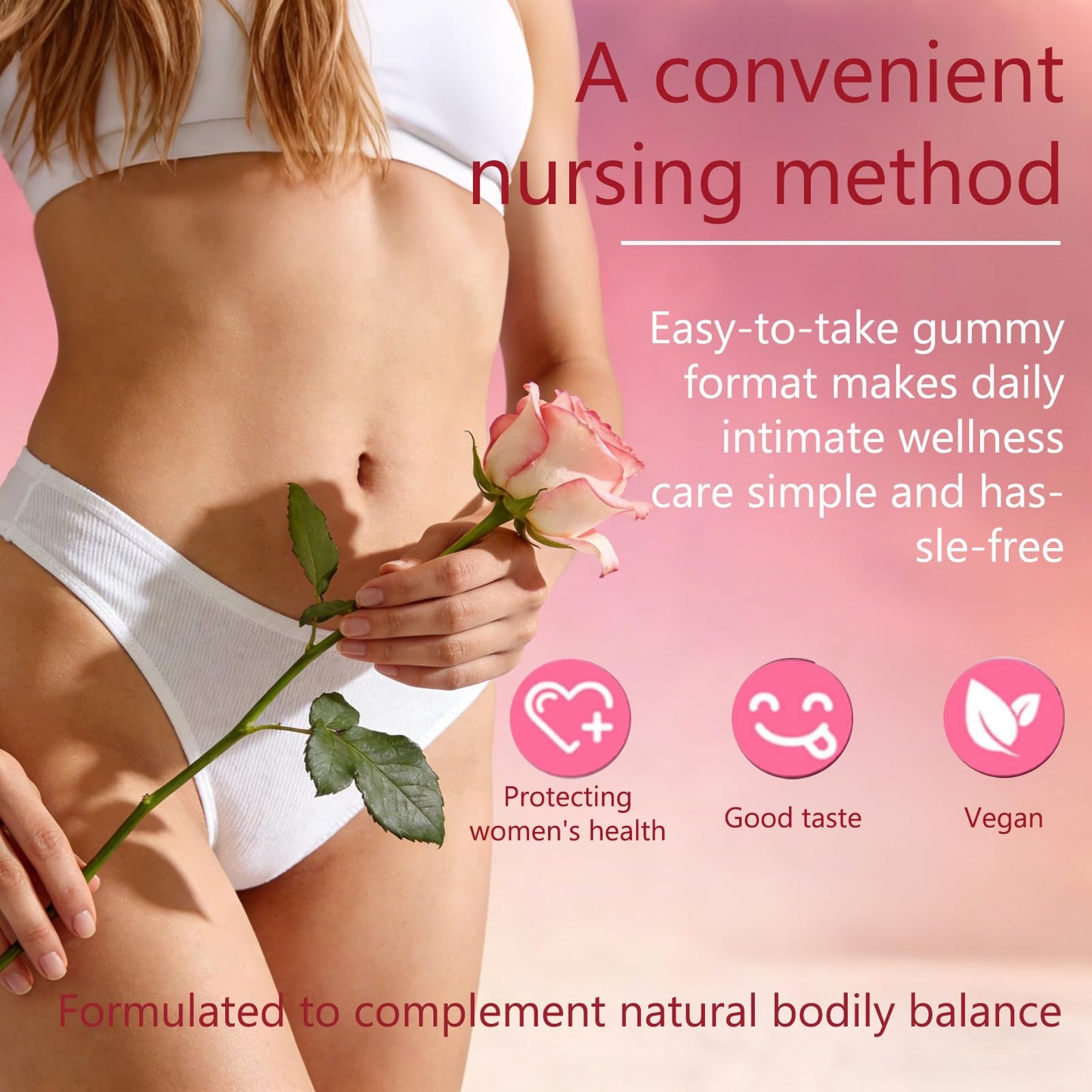 YFDSRF Feminine Balance Probiotic Gummies for Women - with Hawaiian Pineapple, pH Balance Support, Healthy Odor & Flora, Vaginal & Immune Health, Vegan Dietary Supplement - 60 Gummies (1) - dailyvitalstore