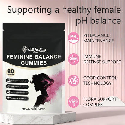 YFDSRF Feminine Balance Probiotic Gummies for Women - with Hawaiian Pineapple, pH Balance Support, Healthy Odor & Flora, Vaginal & Immune Health, Vegan Dietary Supplement - 60 Gummies (1) - dailyvitalstore