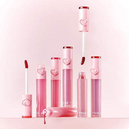 YNM Heart Jelling Tint, PEPPER JELLING, Silicone Lip Brush Included, K-Beauty, Non-Sticky, Moisturizing, Smudge-Proof, Korean Lip Tint, Long-Lasting, Vivid Color, 0.09 oz - dailyvitalstore
