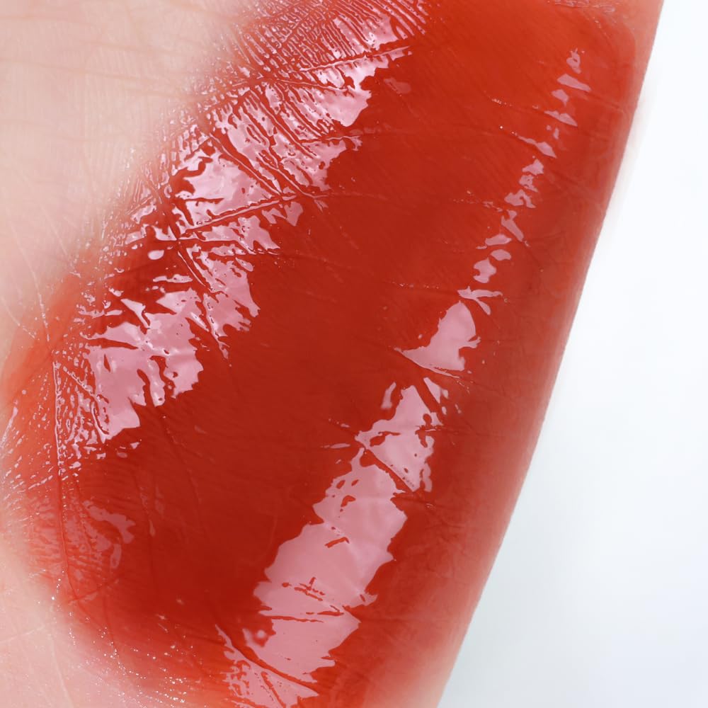 YNM Heart Jelling Tint, PEPPER JELLING, Silicone Lip Brush Included, K-Beauty, Non-Sticky, Moisturizing, Smudge-Proof, Korean Lip Tint, Long-Lasting, Vivid Color, 0.09 oz - dailyvitalstore