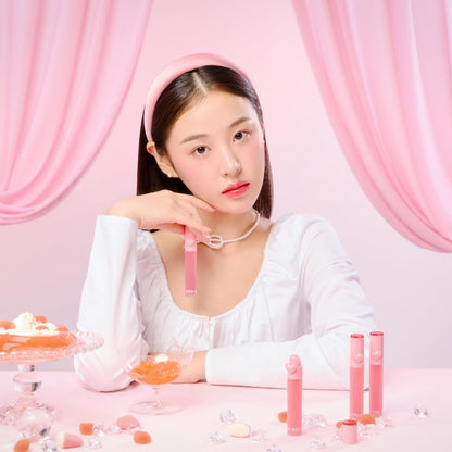 YNM Heart Jelling Tint, PEPPER JELLING, Silicone Lip Brush Included, K-Beauty, Non-Sticky, Moisturizing, Smudge-Proof, Korean Lip Tint, Long-Lasting, Vivid Color, 0.09 oz - dailyvitalstore