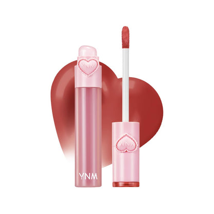 YNM Heart Jelling Tint, PEPPER JELLING, Silicone Lip Brush Included, K-Beauty, Non-Sticky, Moisturizing, Smudge-Proof, Korean Lip Tint, Long-Lasting, Vivid Color, 0.09 oz - dailyvitalstore