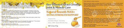 YOKOBBYES Pure Bee Venom Joint, Muscle & Bone Cream, Instant Relief, Back, Neck, Hand, Feet, Knee, Muscle, Shoulder, Ankle, Foot Discomfort, for Adults and The Elderly, - dailyvitalstore