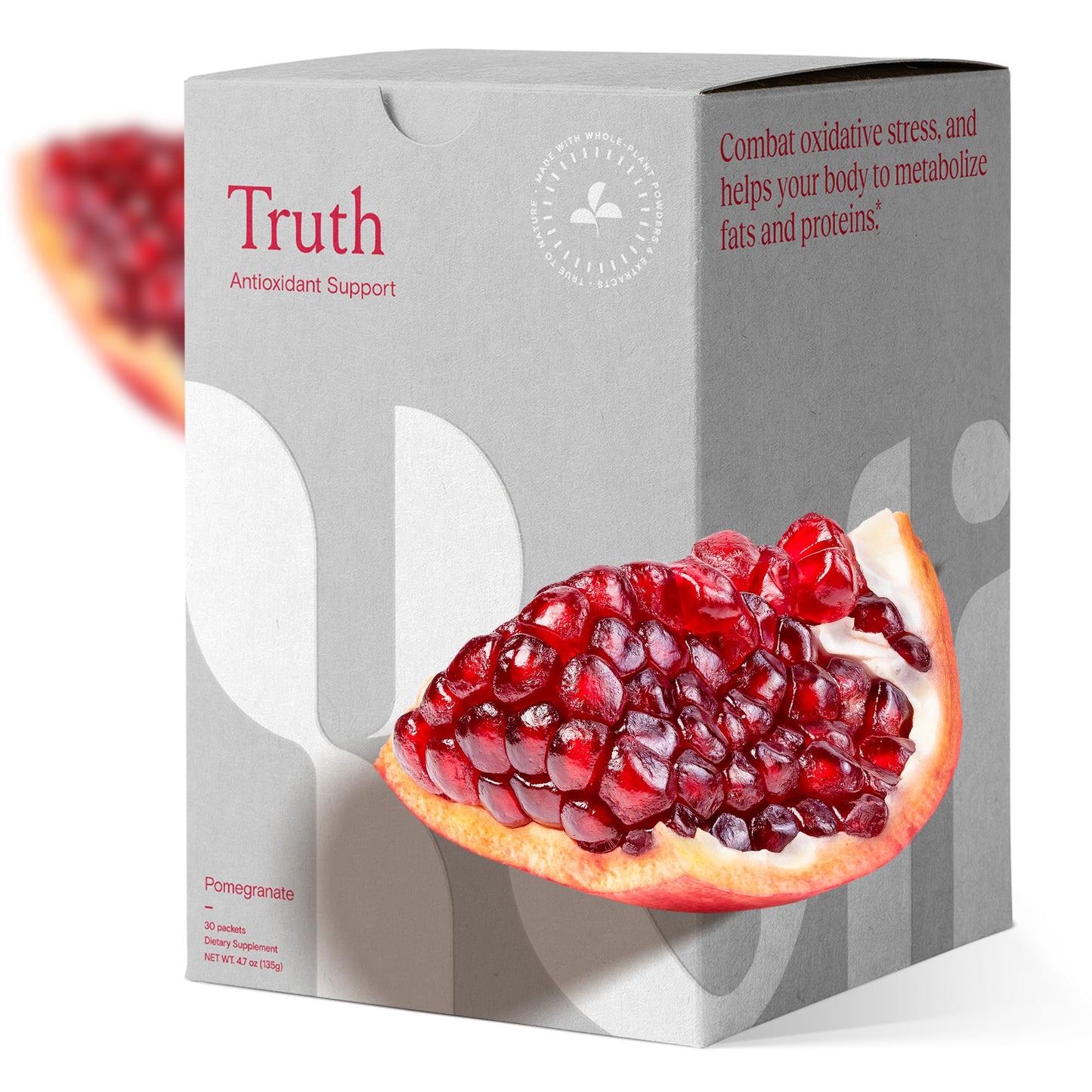 Yoli® Truth Antioxidant and Immune Support Supplement with Vitamin C, Botanicals, Superfruits, and Minerals - Pomegranate, 30 Packets - dailyvitalstore