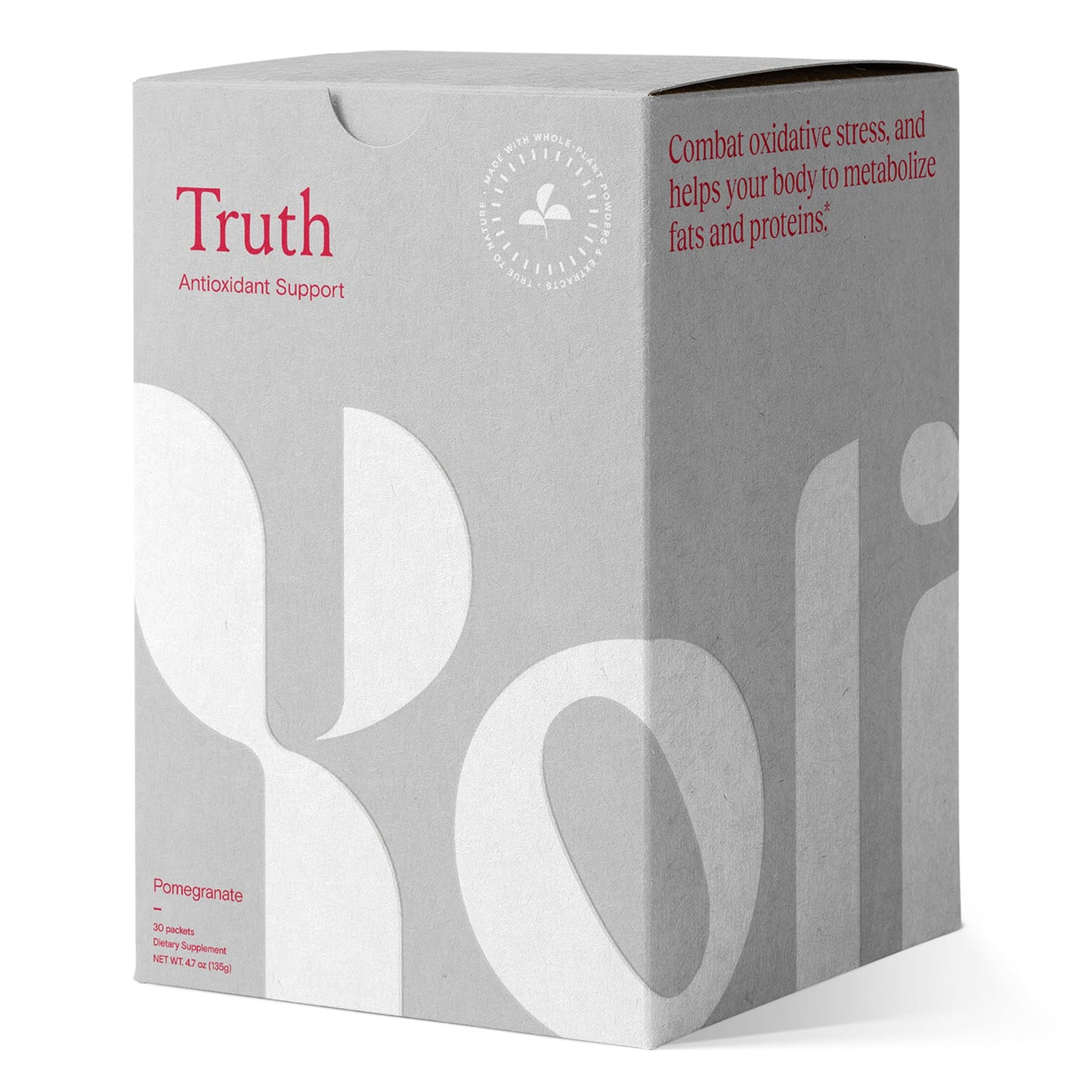 Yoli® Truth Antioxidant and Immune Support Supplement with Vitamin C, Botanicals, Superfruits, and Minerals - Pomegranate, 30 Packets - dailyvitalstore
