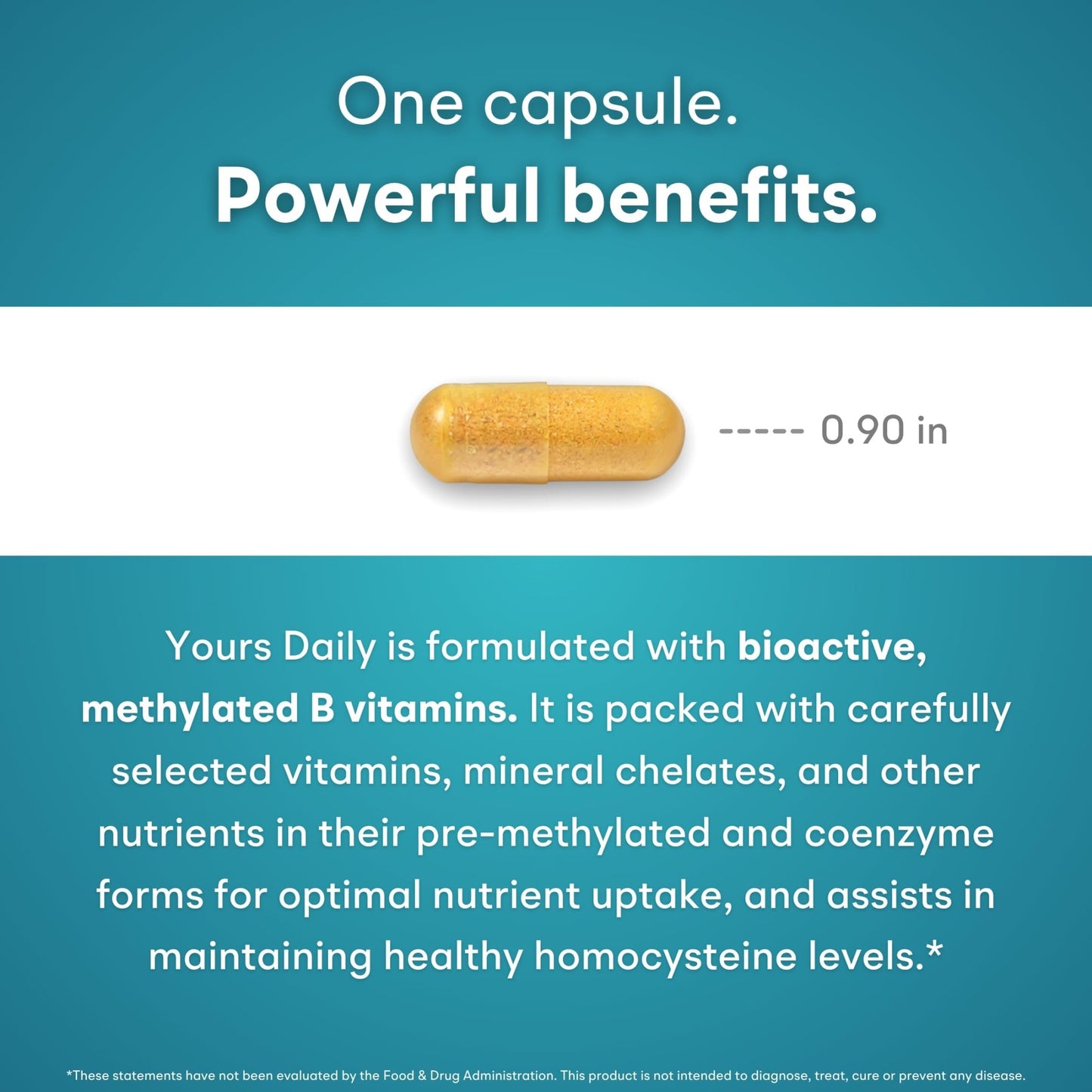 You Vites - Methylated Multivitamin for Men and Women, Methyl Multi Without Iron - 60 Capsules, MTHFR Supplement with Methyl B12, Methylfolate (5-MTHF), CoQ10 for Energy, Heart and Mood Support - dailyvitalstore