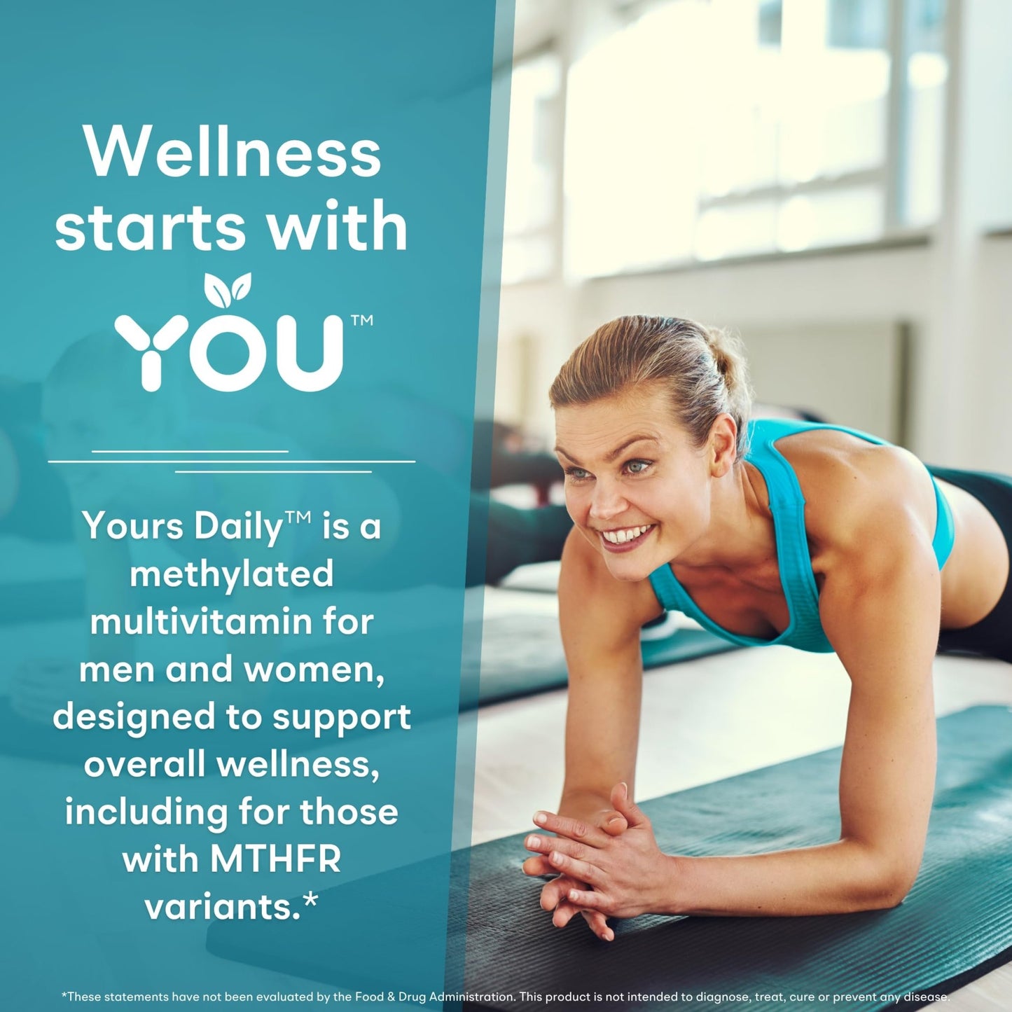 You Vites - Methylated Multivitamin for Men and Women, Methyl Multi Without Iron - 60 Capsules, MTHFR Supplement with Methyl B12, Methylfolate (5-MTHF), CoQ10 for Energy, Heart and Mood Support - dailyvitalstore