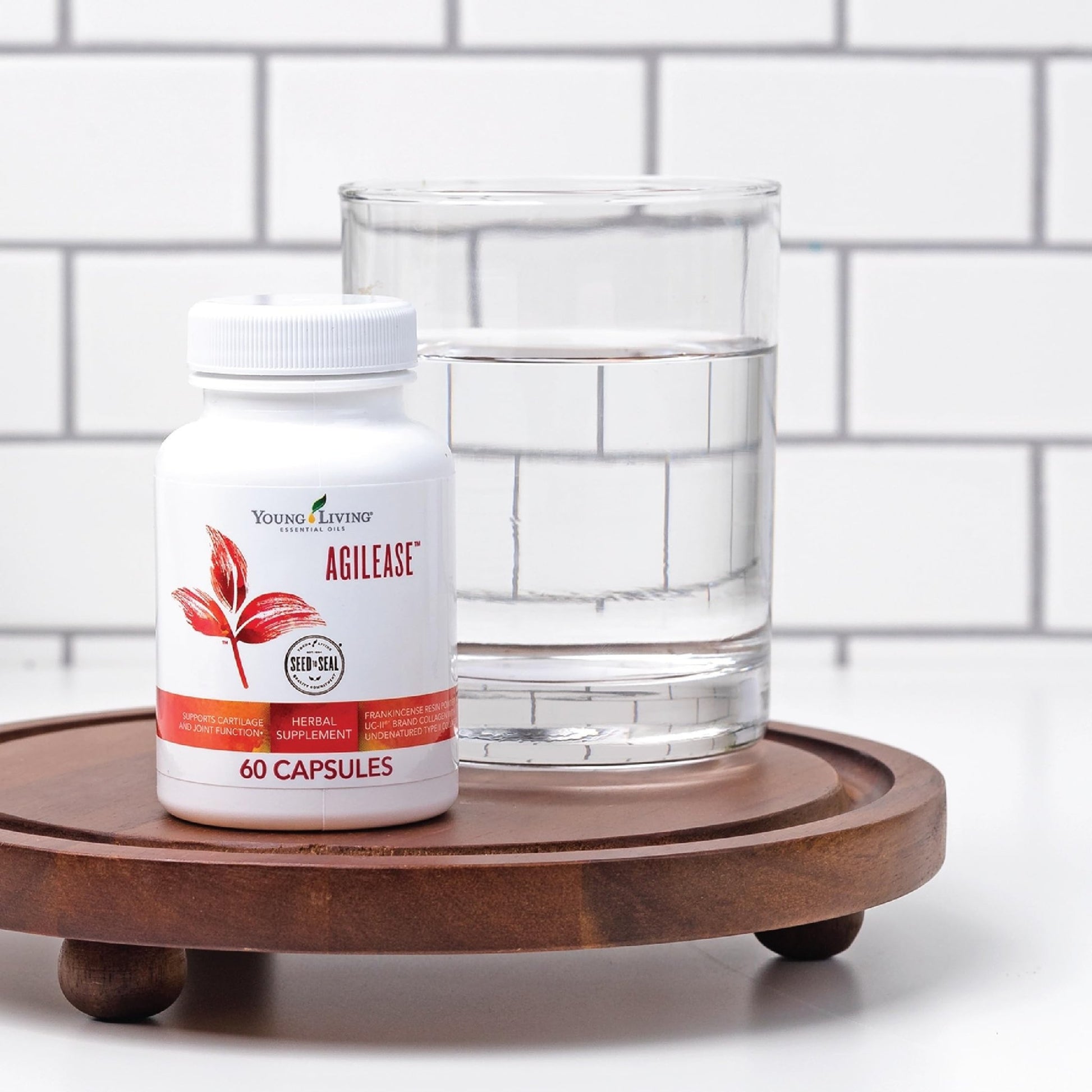 Young Living AgilEase Capsules | 60 Count | UC-II Collagen Supplement | Supports Mobility & Flexibility | Helps Maintain Joint Health & Exercise Recovery - dailyvitalstore