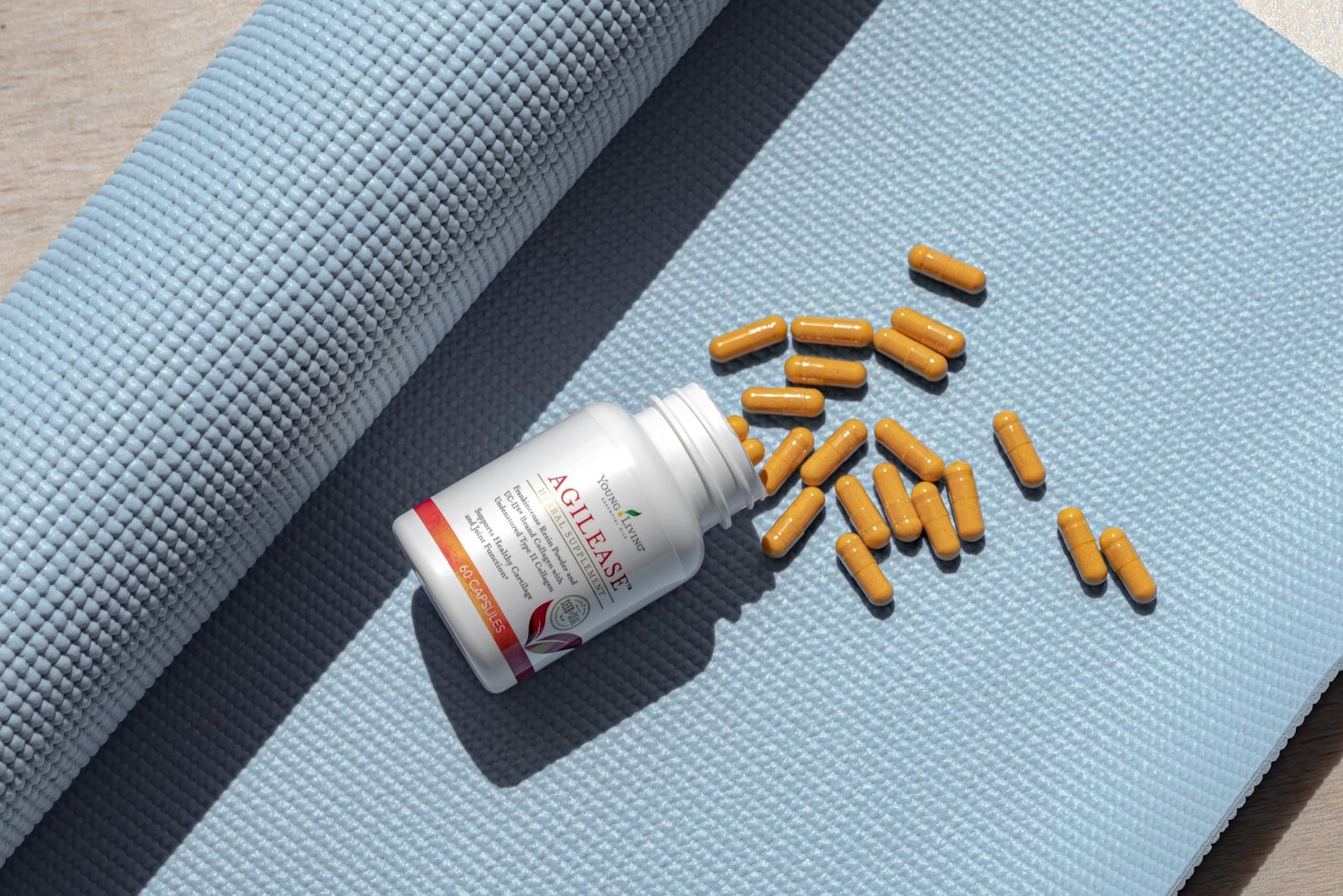 Young Living AgilEase Capsules | 60 Count | UC-II Collagen Supplement | Supports Mobility & Flexibility | Helps Maintain Joint Health & Exercise Recovery - dailyvitalstore
