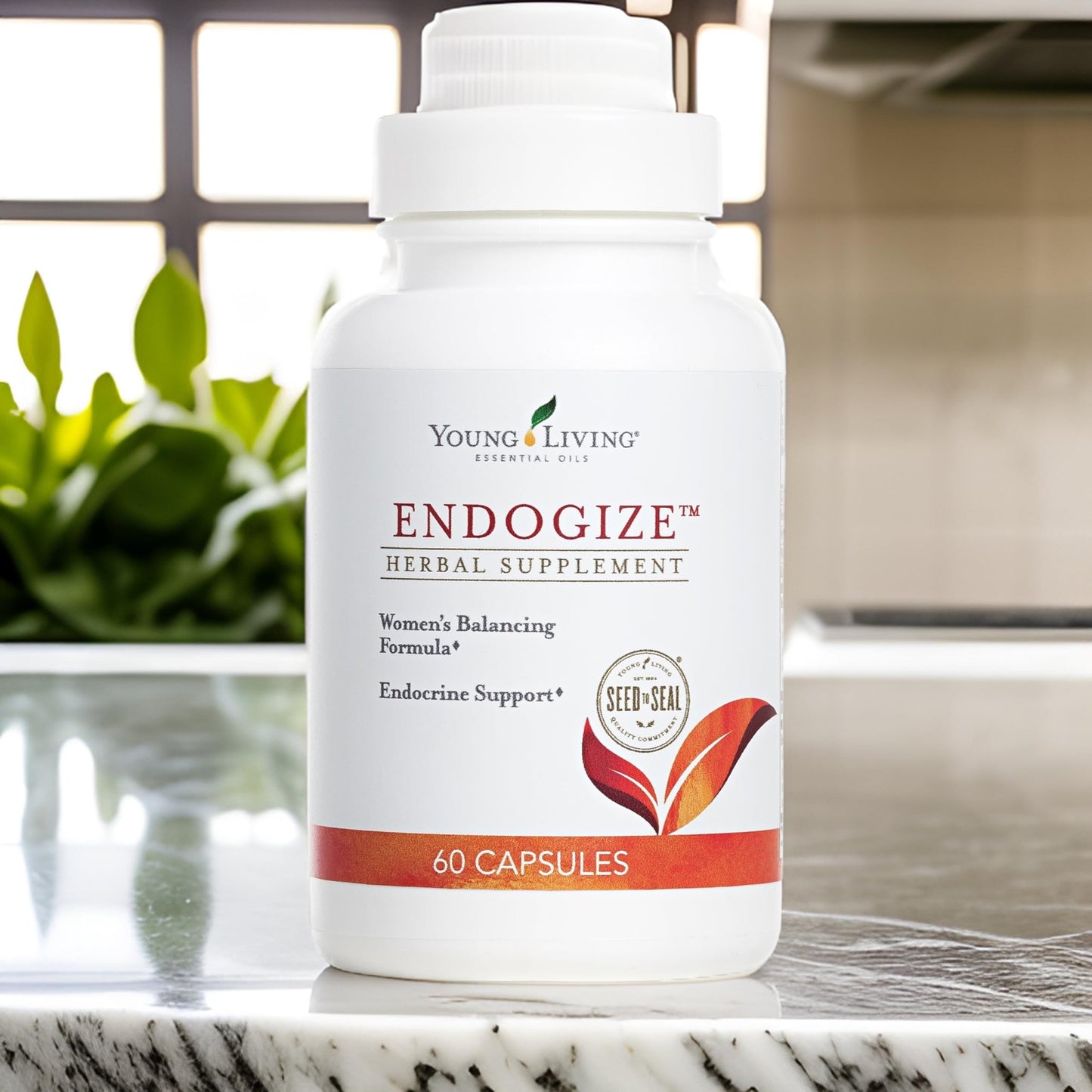 Young Living - EndoGize 60 Capsules | Hormonal Health & Endocrine System Support with Essential Oils | Daily Herbal Supplement for Women's Wellness & Balancing Formula - dailyvitalstore