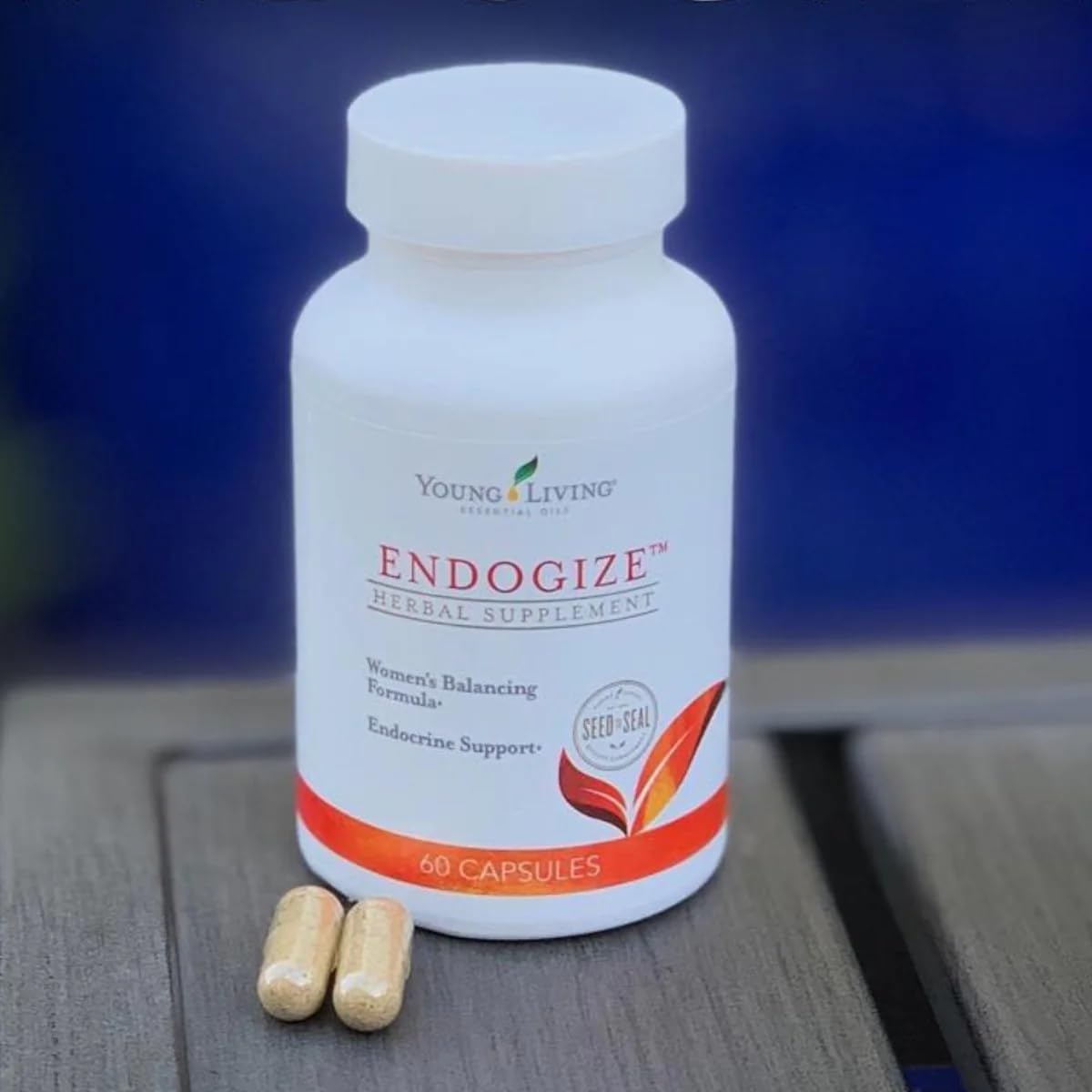Young Living - EndoGize 60 Capsules | Hormonal Health & Endocrine System Support with Essential Oils | Daily Herbal Supplement for Women's Wellness & Balancing Formula - dailyvitalstore