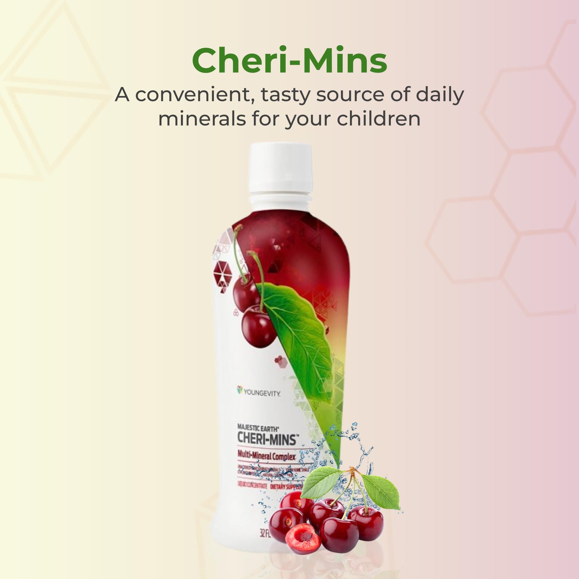 Youngevity Cheri-Mins™ Plant Derived Liquid Minerals - Great Tasting Formula - 77+ Natural Unaltered Trace Minerals - Colloidal Form Humic Shale (32 Fl Oz) - dailyvitalstore