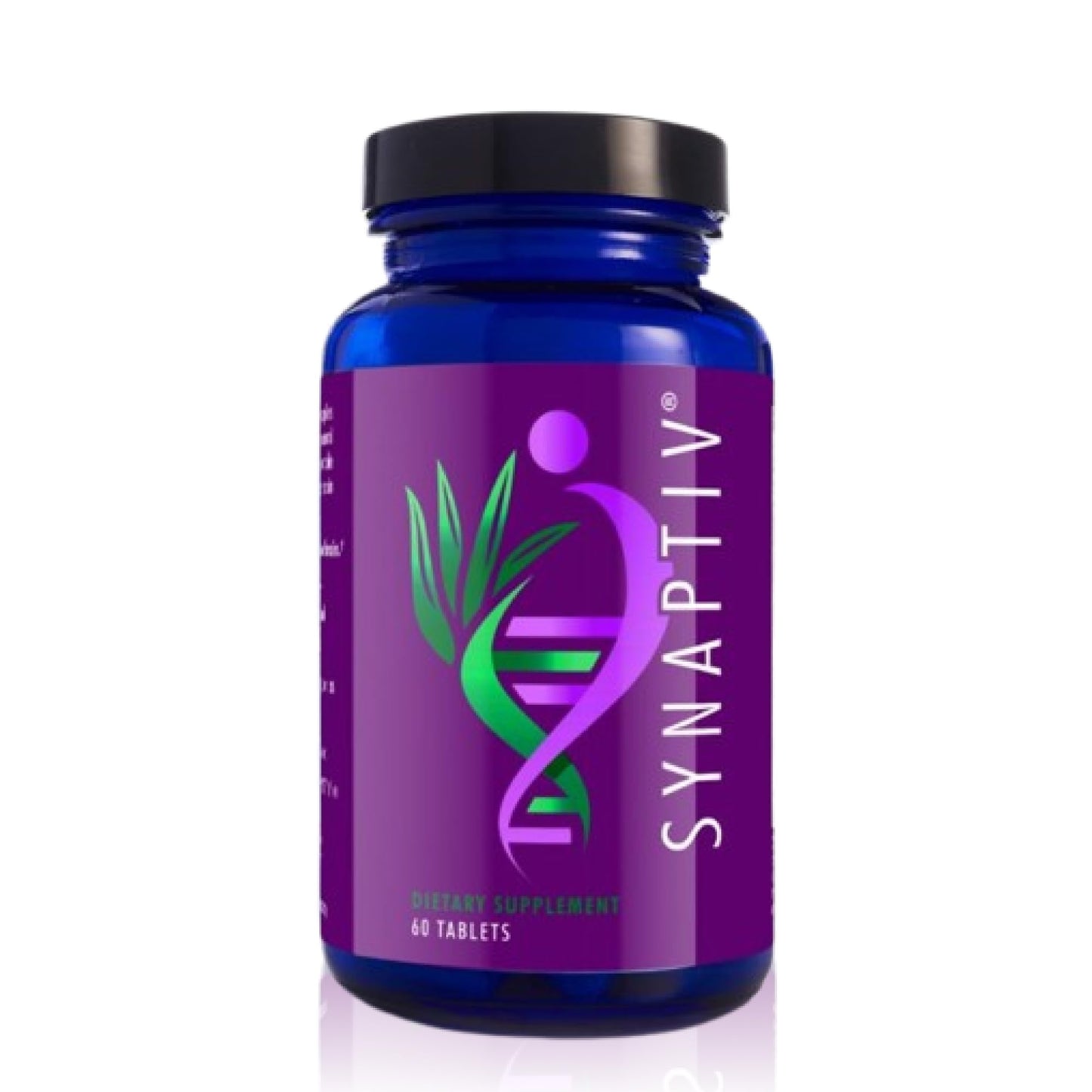 Youngevity Synaptiv™ Brain Support - 12in1 - Ginkgo, Huperzine, Bacopa, Quercetin and More - with Potent Antioxidant Blend + Vitamins - 60 Tablets (Pack of 1) - dailyvitalstore