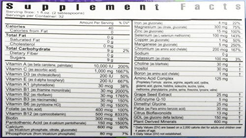 Youngevity Ultimate Classic® - Mega Multi-Vitamin & Mineral Complex - 16 Vitamins, 70+ Minerals, 12+ Amino Acids, Grape Seed, CoQ10, and More - Highly Absorbable Liquid (32 Fl Oz - Pack of 1) - dailyvitalstore