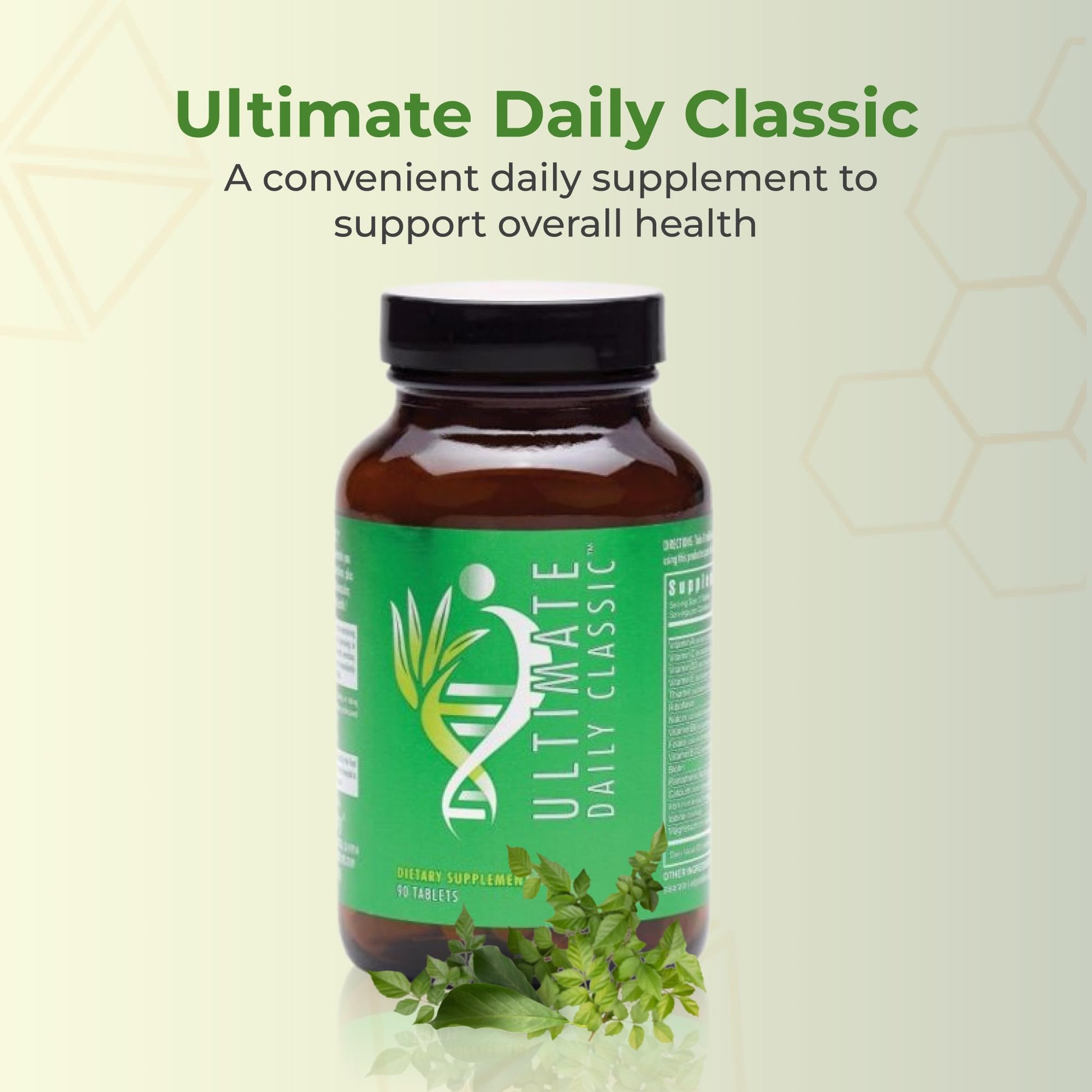 Youngevity Ultimate Daily Classic – Multivitamin with Essential Vitamins, Minerals, Amino Acids, and Antioxidant-Rich Botanicals – Supports Cardiovascular, Brain, Bone, and Bone Health – 90 Tablets - dailyvitalstore