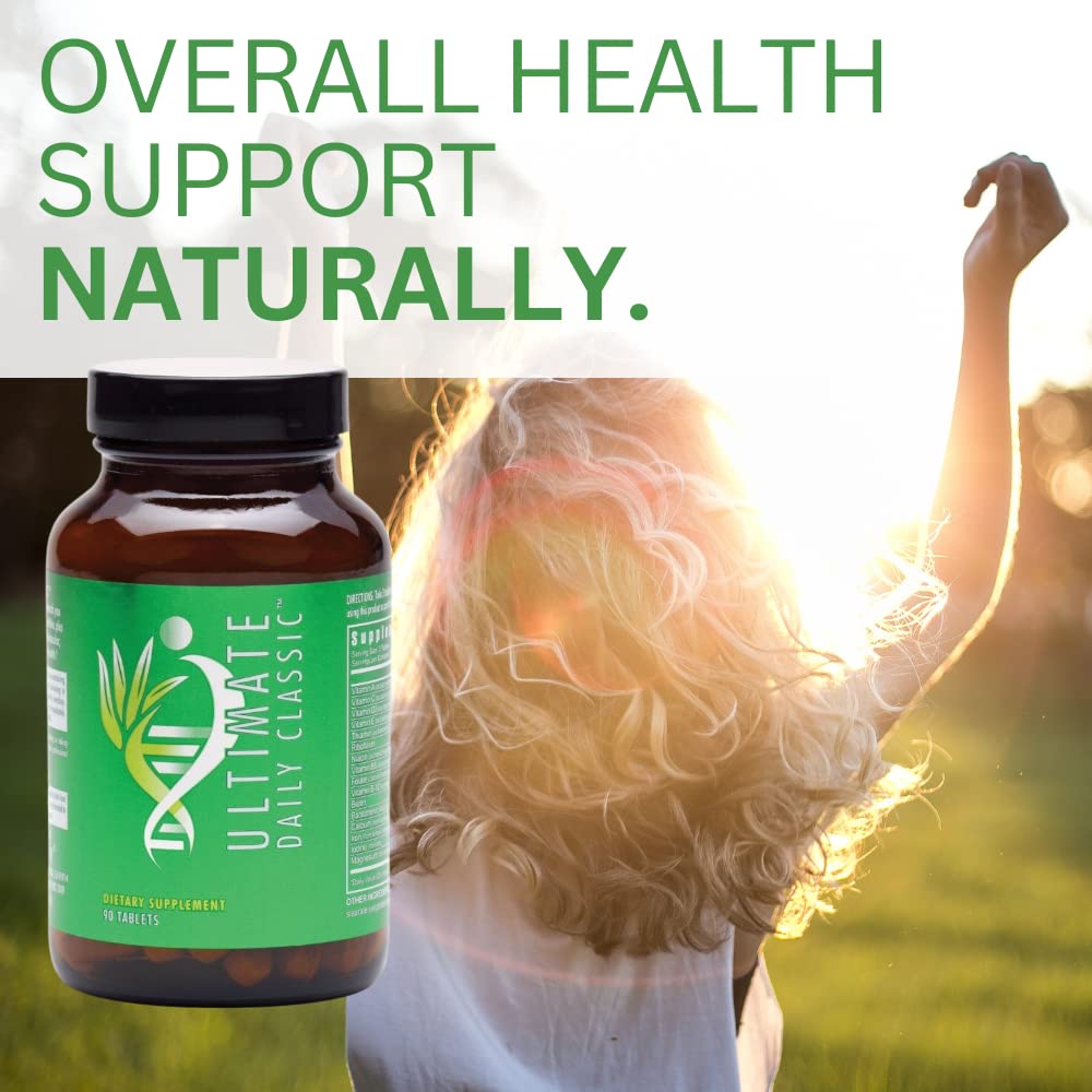 Youngevity Ultimate Daily Classic™ Tablets - Complete Vitamins, Minerals, Amino Acids, & Botanicals - Multivitamin for Women and Men - 90 Tablets - dailyvitalstore