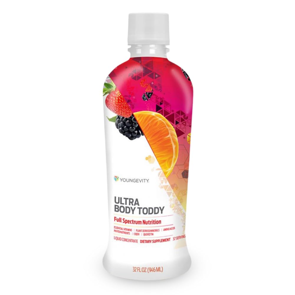 Youngevity Ultra Body Toddy - 100+ Nutrient Mega Multi-Vitamin Mineral Supplement for Men and Women - Enhanced Absorption - Phytonutrients - Amino Acids - (32 Fl Oz) - dailyvitalstore