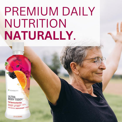 Youngevity Ultra Body Toddy - 100+ Nutrient Mega Multi-Vitamin Mineral Supplement for Men and Women - Enhanced Absorption - Phytonutrients - Amino Acids - (32 Fl Oz) - dailyvitalstore