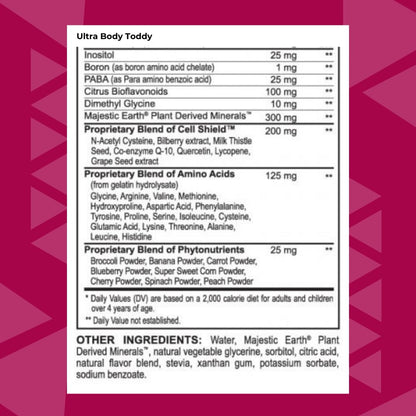 Youngevity Ultra Body Toddy - 100+ Nutrient Mega Multi-Vitamin Mineral Supplement for Men and Women - Enhanced Absorption - Phytonutrients - Amino Acids - (32 Fl Oz) - dailyvitalstore