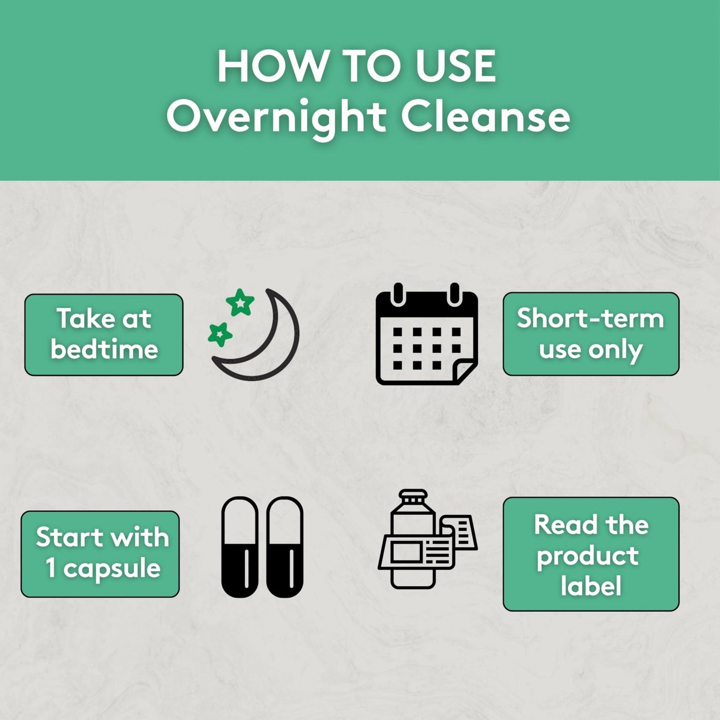 Youth & Tonic Overnight Intestinal Cleanse Supplement for Occasional Constipation Relief, Gut & Colon Cleanse Detox with Senna Leaf, Psyllium Husk Powder - dailyvitalstore