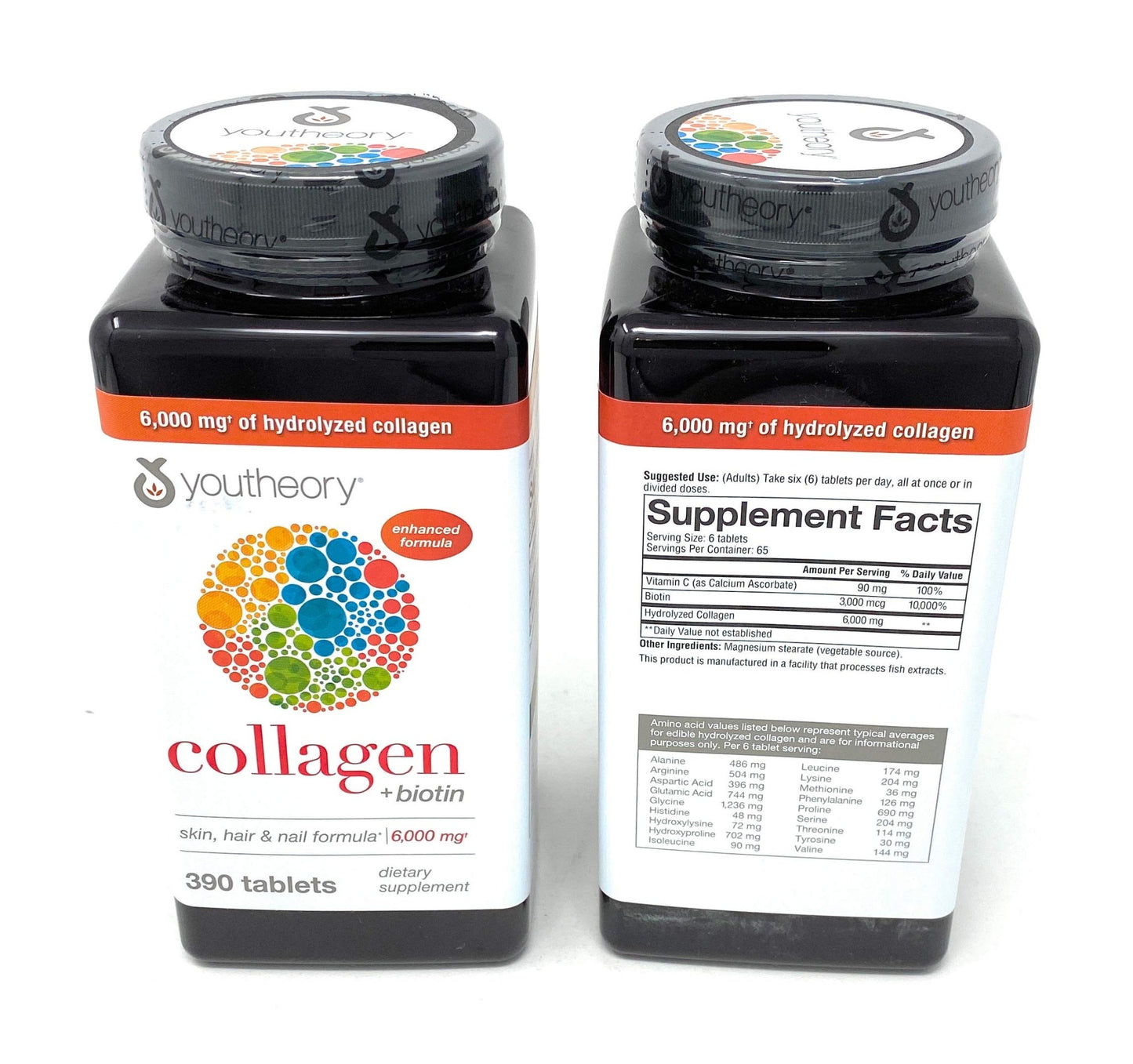 Youtheory Collagen Advanced Formula Tablets - 390 ct (2-Pack for 780 Ct) - dailyvitalstore