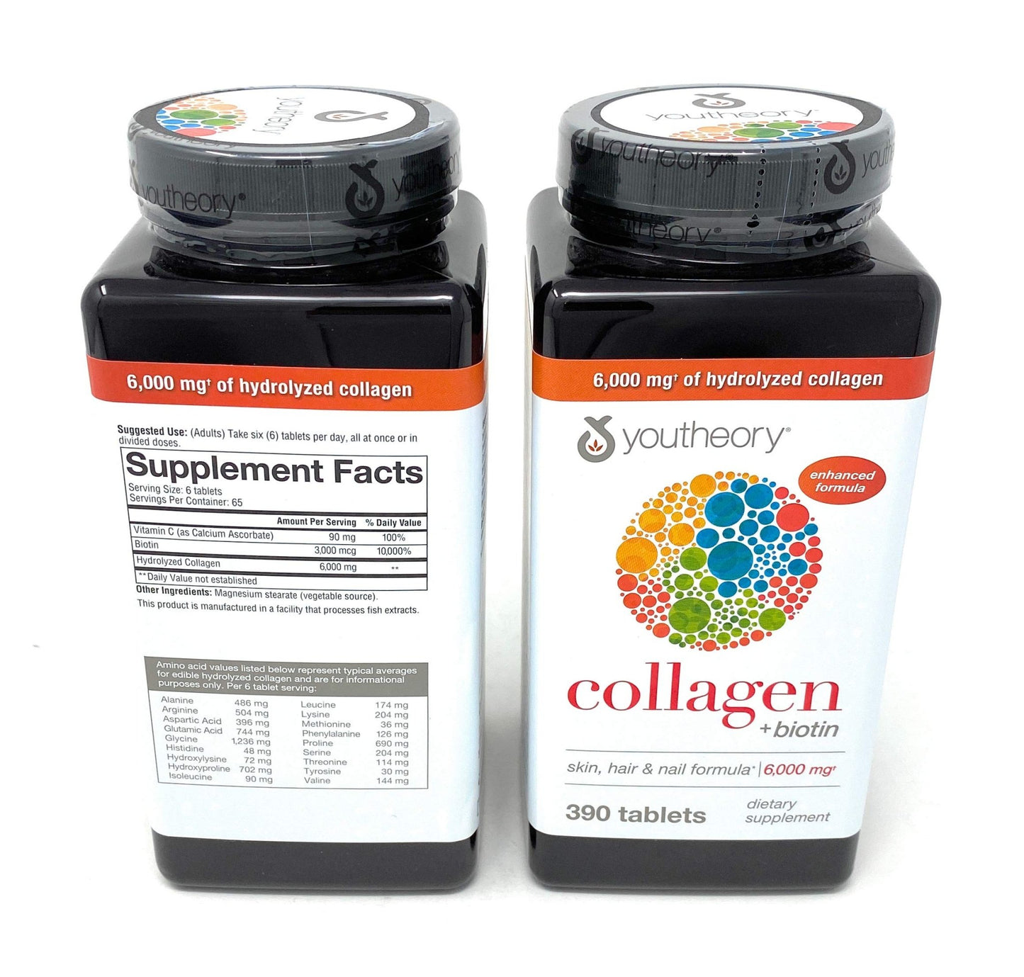 Youtheory Collagen Advanced Formula Tablets - 390 ct (2-Pack for 780 Ct) - dailyvitalstore