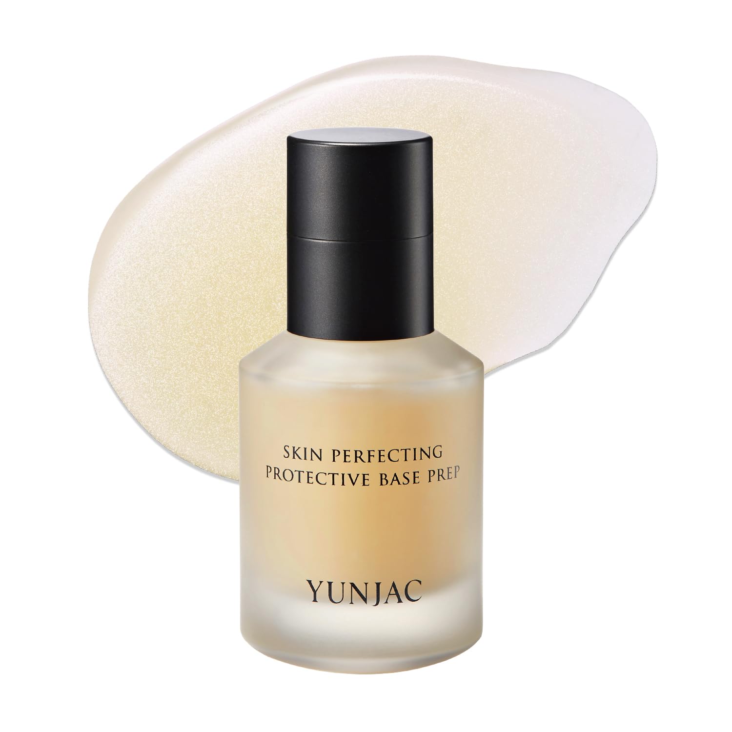 YUNJAC Base Prep Korean Primer (1.35 fl oz) – Silicone-Free Grip Makeup Base, Serum Texture for Radiant Skin, Long-Lasting Glow with Rice Ferment, Ceramide, Niacinamide, Squalane - dailyvitalstore