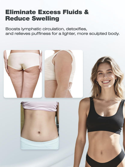 Yuonry Lymphatic Drainage Massager & Anti Cellulite Massage Tool, Helps Reduce Stretch Marks & Cellulite, for Legs, Arms & Belly, Body Sculpting Machine with Microcurrent, Light, Heat & Vibration - dailyvitalstore