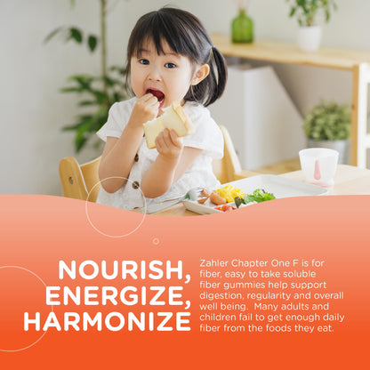 Zahler Chapter One Fiber Gummies - Soluble Fiber for Digestive Health Support - Flavored Gummies for Kids - Natural Chicory Root - Kosher, Dairy-Free, - dailyvitalstore