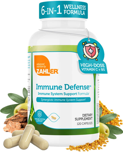 Zahler Immune Defense, Immune System Support, Certified Kosher, 120 Capsules - dailyvitalstore