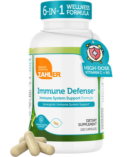 Zahler Immune Defense, Immune System Support, Certified Kosher, 120 Capsules - dailyvitalstore