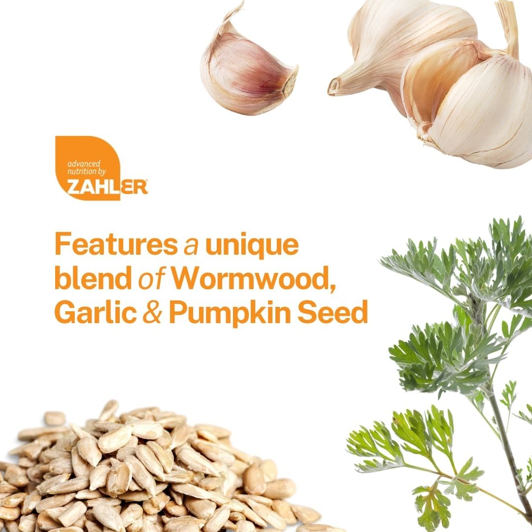 Zahler - ParaGuard Liquid Drops - Gut Health Supplement - Formula has Wormwood, Garlic Bulb, Pumpkin Seed, Clove & More - Natural Support for Humans - dailyvitalstore