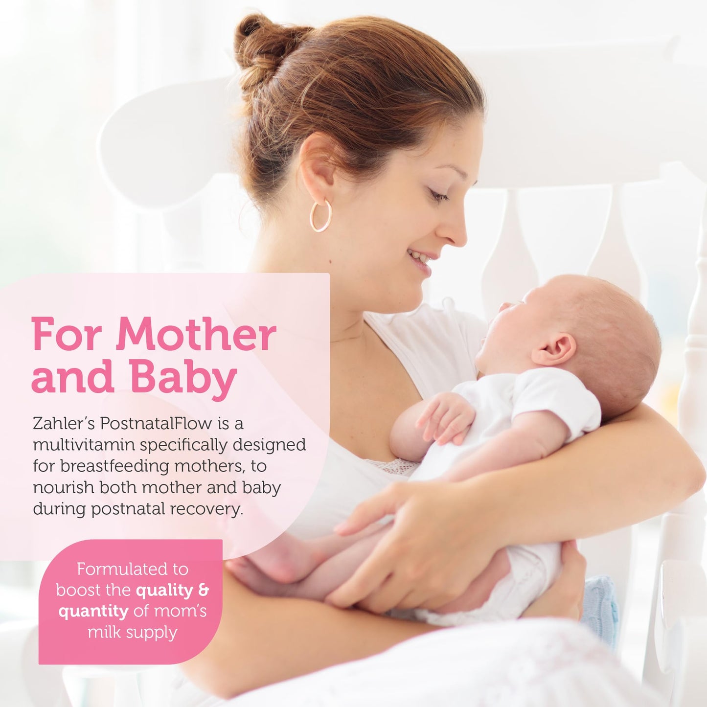 Zahler Postnatal Flow for Advanced Lactation Support, Breastfeeding + Postnatal Support, 120 Tablets. - dailyvitalstore