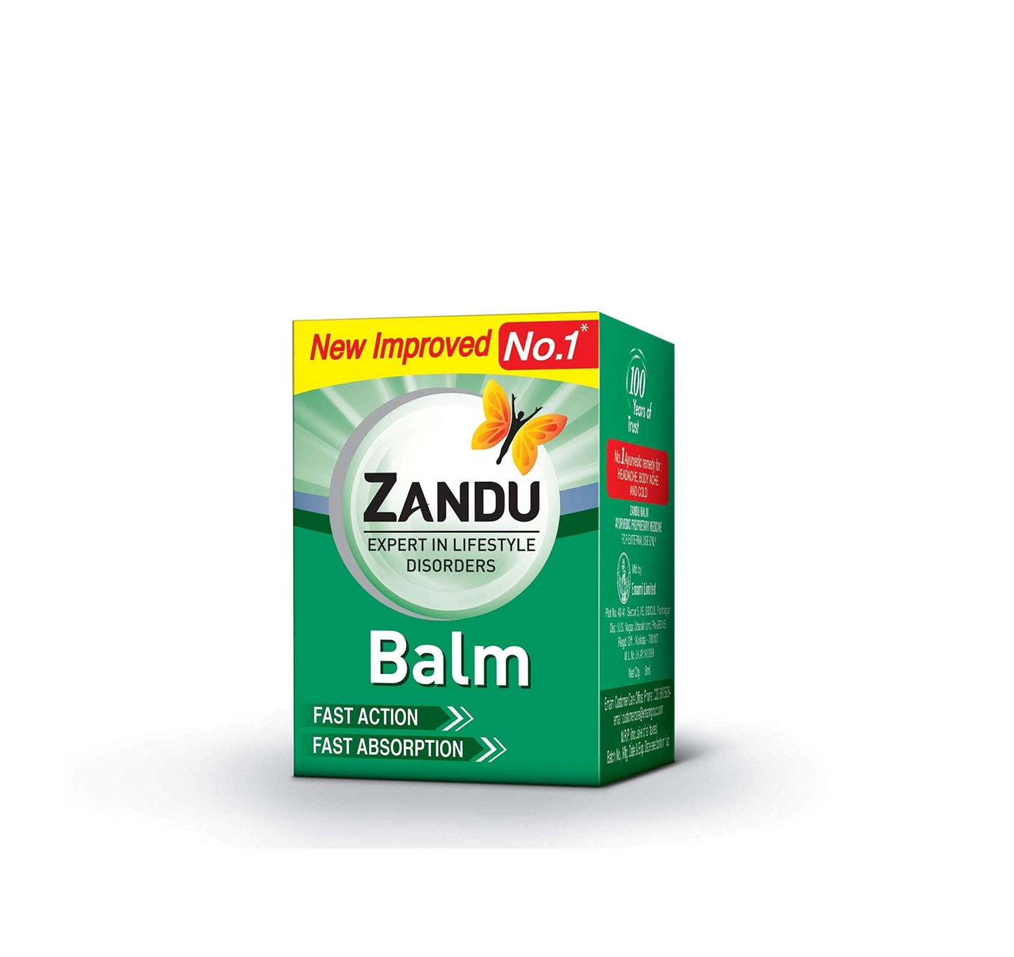 Zandu Pain Balm 8ml - 10 Pack - dailyvitalstore