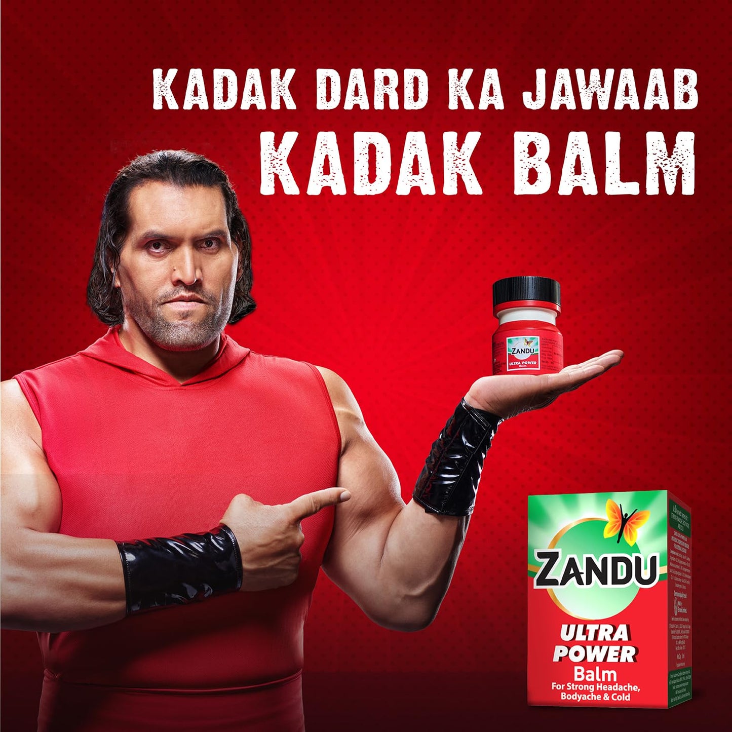Zandu Ultra Red Balm | Ayurvedic Balm with Menthol, Camphor, Eucalyptus Oil | Relieves from Bodyache, Cold & Muscle Stiffness | Non Greasy & Fast Acting | 0.85 Fl Oz (Pack of 1) - dailyvitalstore