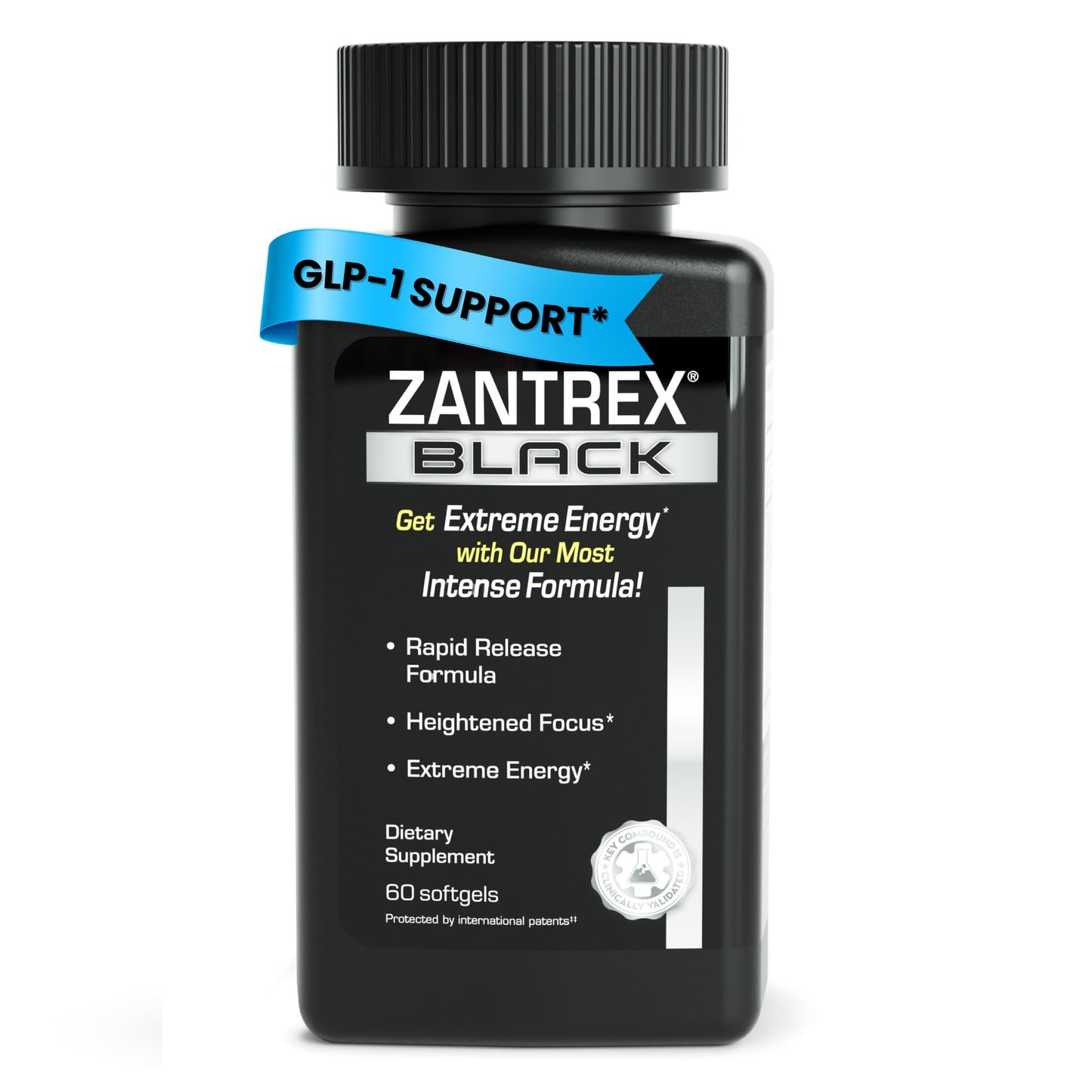 Zantrex Black – Naturally Boost & Metabolism Support | Thermogenic Energy, Formula | 60 Pills - dailyvitalstore