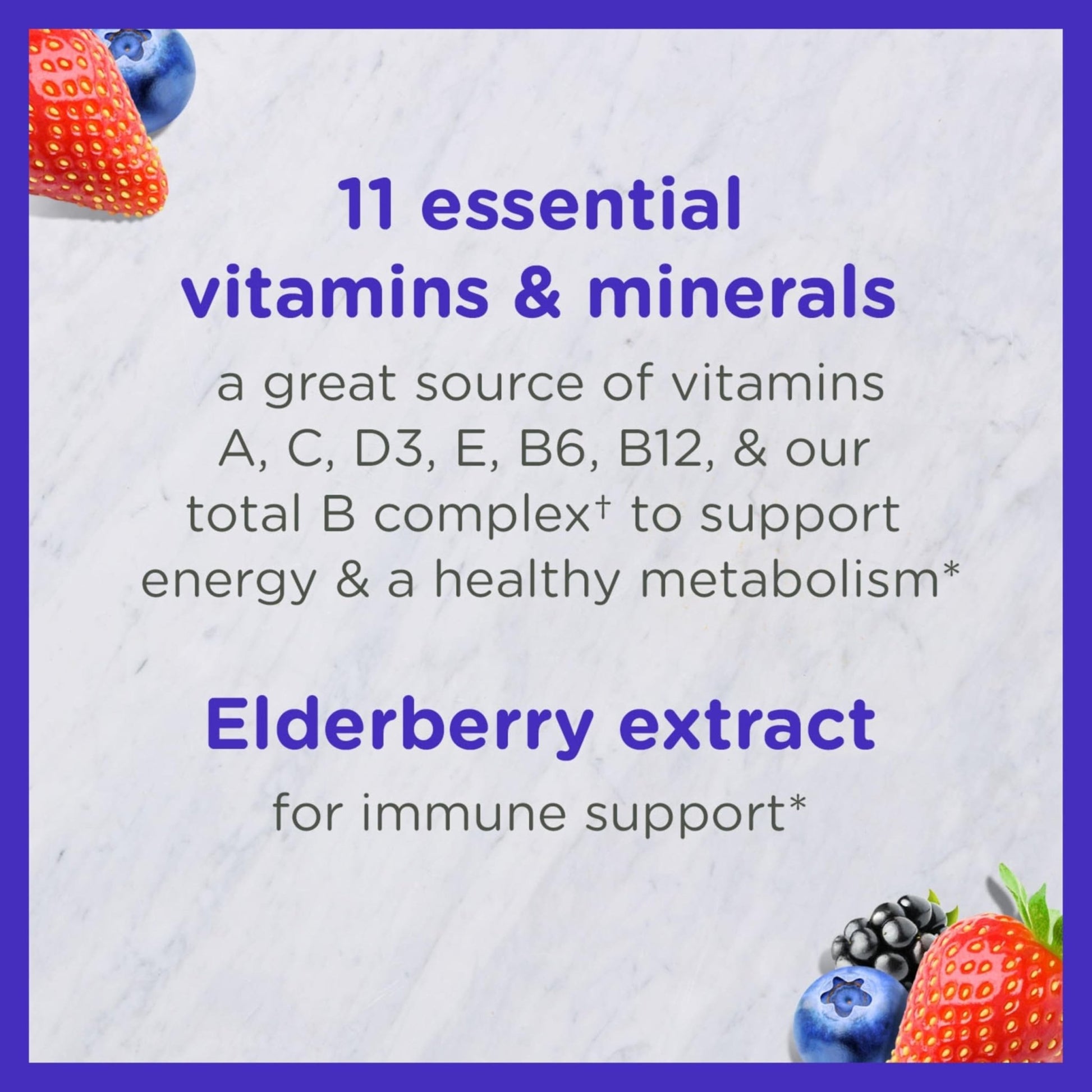 Zarbee’s Complete Kids Multivitamin Gummies + Immune Support, Berry Flavor, Honey-Sweetened, Gluten-Free & Gelatin-Free, Vitamins A, C, D3, E, B6, B12, - dailyvitalstore