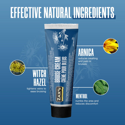 ZAX'S ORIGINAL Bruise Cream - Arnica and Witch Hazel Blend, Gentle on Skin, Plant-Based Ingredients for Skin Care - 28g - dailyvitalstore