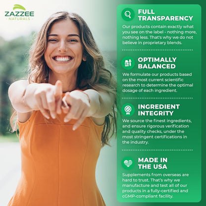 Zazzee Citrus Bergamot 25:1 Extract, 1200 mg Per Serving, 40% Polyphenolic Flavanones, 150 Vegan Capsules, 5 Month Supply, Citrus Bergamia, Antioxidant Support, Certified Kosher, Non-GMO, Made in USA - dailyvitalstore