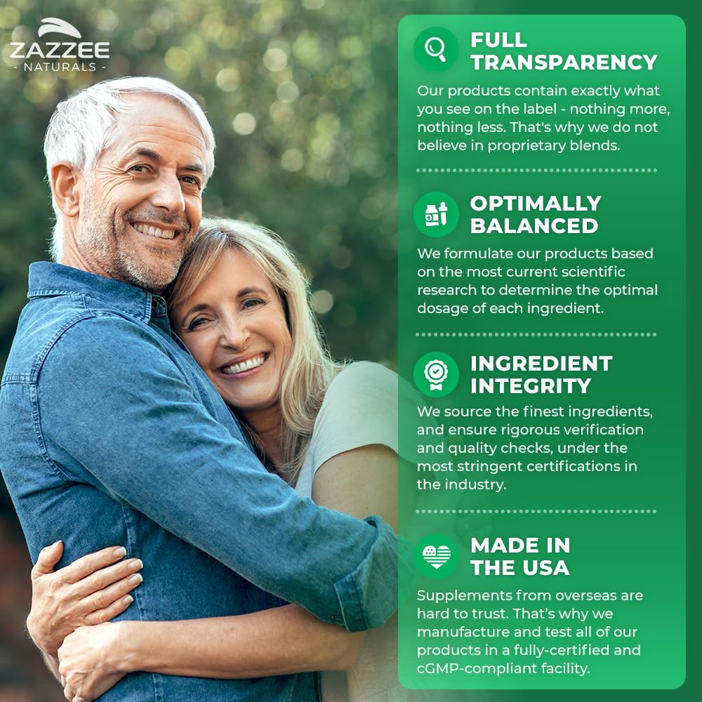 Zazzee Organic Lemon Balm 10:1 Extract, 180 Vegan Capsules, 6 Month Supply, Melissa Officinalis, Calm, Mood, Stress & Relaxation Support, Herbal Supplement, All-Natural, Non-GMO, Made in the USA - dailyvitalstore