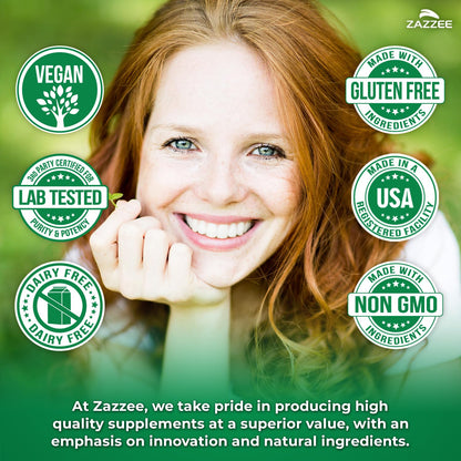 Zazzee USDA Organic Black Cohosh 10:1 Extract, 120 Vegan Capsules, 4 Month Supply, Actaea Racemosa, Women’s Health & Hormonal Balance Support, - dailyvitalstore