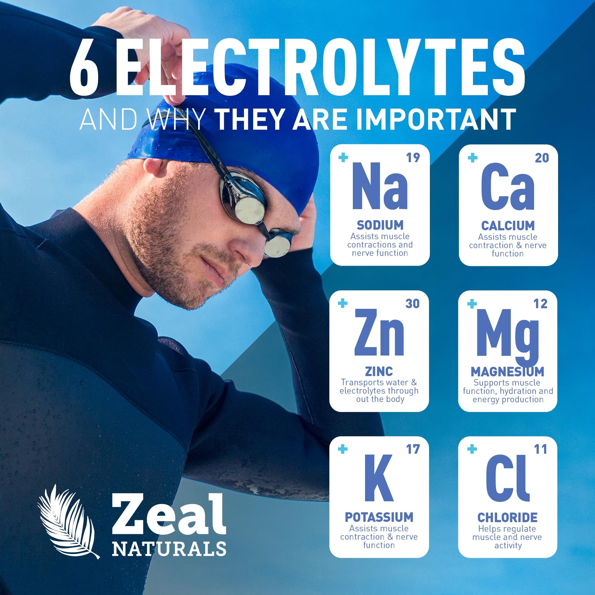 Zeal Electrolyte Powder - 90 Servings | Keto Electrolytes Powder | Zero Sugar, BCAAs, B-Vitamins | Potassium, Zinc, Magnesium - dailyvitalstore