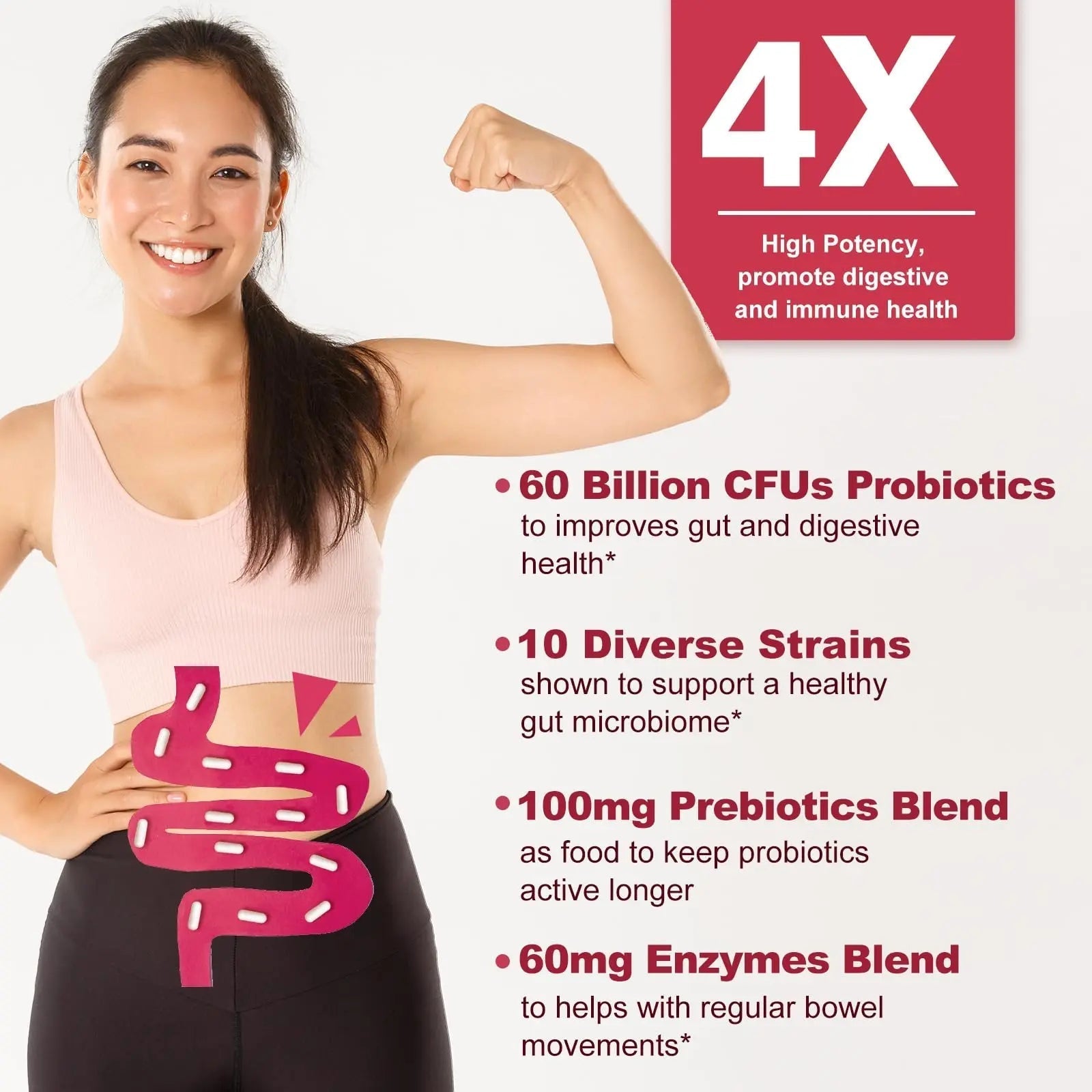 ZEBORA Urinary Tract Health for Women - Vaginal Probiotics for Women Digestive Health and pH Balance - D Mannose Supplements with Cranberry to Cleanse Urinary Tract & Bladder - 90 Capsules - dailyvitalstore