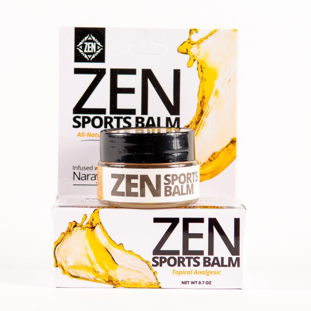 ZEN Sports Balm with Narayani Oil- Cramps, Backaches and Other Workout & Exercise Injuries, Fast-Acting (Pack of 3) - dailyvitalstore