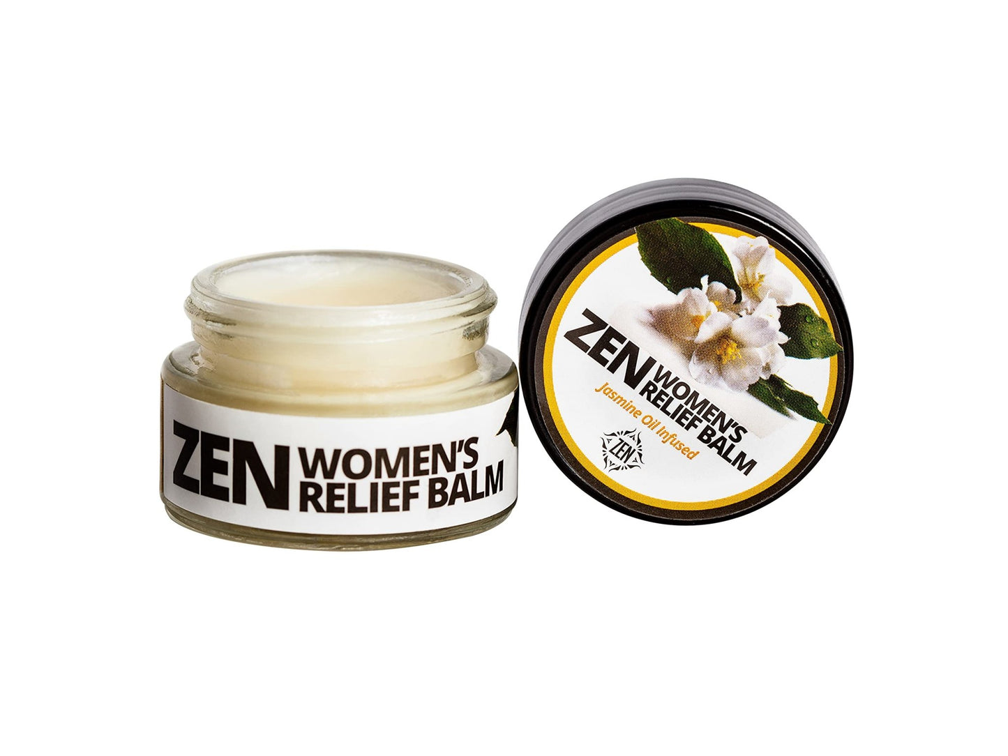 ZEN Women’s Relief Balm – Plant-Based Topical Balm Infused with Jasmine Oil – Cooling Botanical Blend – 0.7 oz – TrustedByLegends - dailyvitalstore