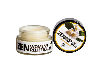 ZEN Women’s Relief Balm – Plant-Based Topical Balm Infused with Jasmine Oil – Cooling Botanical Blend – 0.7 oz – TrustedByLegends - dailyvitalstore