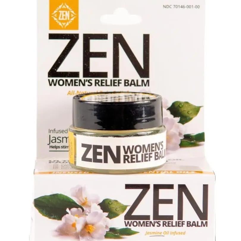 ZEN Women’s Relief Balm – Plant-Based Topical Balm Infused with Jasmine Oil – Cooling Botanical Blend – 0.7 oz – TrustedByLegends - dailyvitalstore