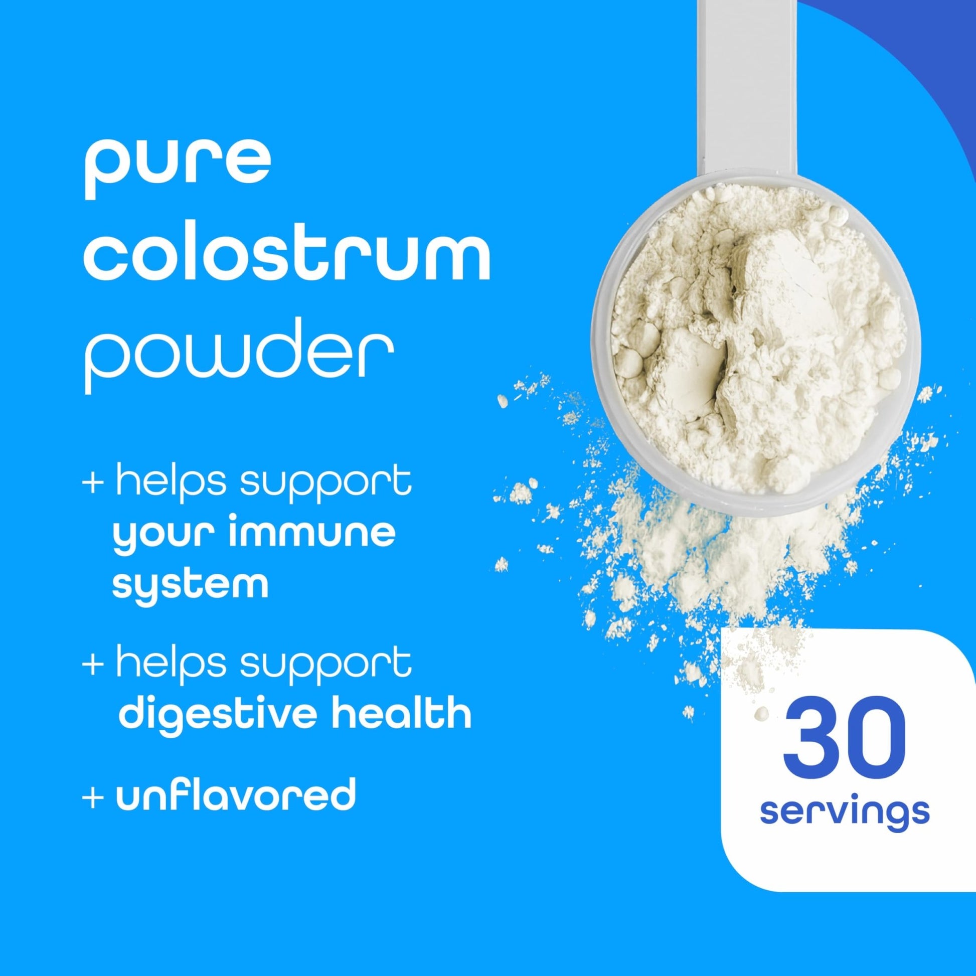 Zena Nutrition Bovine Colostrum Powder Supplement, 2000mg Pure Colostrum, Supports Immune and Digestive Health, Promotes Gut Health, Keto, Gluten Free - dailyvitalstore